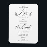 Íman Amor e Obrigados Engraçados Madre na LeiEscrita po<br><div class="desc">Amor e Obrigados Engraçados Madre-em-Direito Citação Escrita Manual Magnet. AVISO IMPORTANTE: Esta design faz parte de uma coleção e tem outros elementos coordenados que podem encontrar na minha loja. Às vezes, pode ser difícil alinhar esteticamente e colocar textos ou iniciais nos designs, se me disser e eu farei por você....</div>