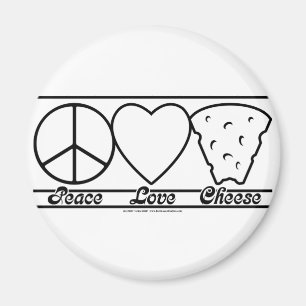 Íman Amor e queijo da paz