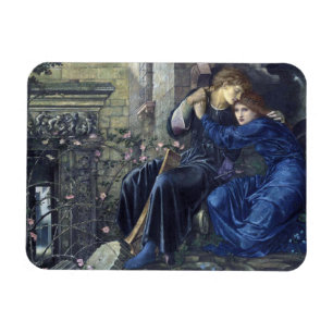 Íman Amor entre as ruínas (por Edward Burne-Jones)