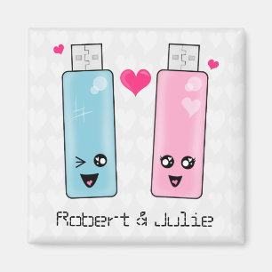 Íman Amor entre unidades Flash USB