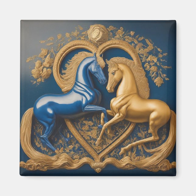 Íman Amor Eterno: Abraço Ouro (Frente)