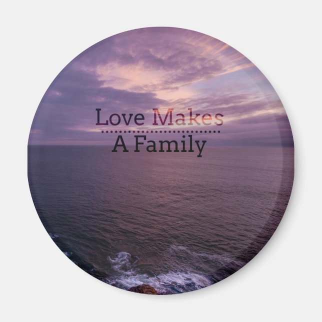 Íman Amor Faz Adoção Familiar - Cuidados De Foster (Frente)