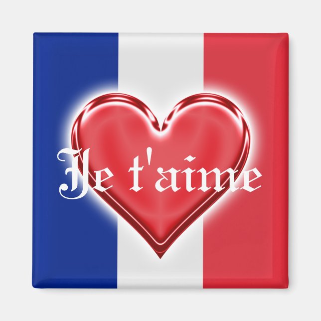 Íman Amor francês (Frente)