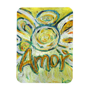 Íman Amor Guardian Angel Word Custom Magnet