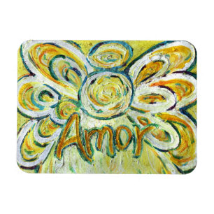 Íman Amor Guardian Angel Word Custom Magnet