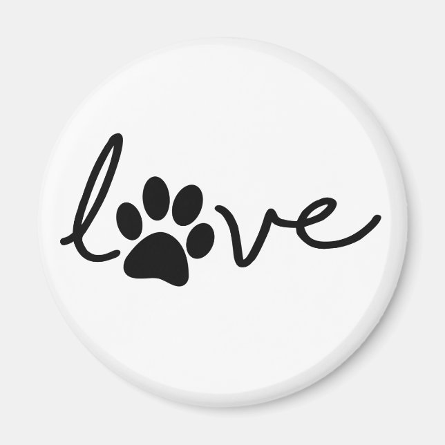 Íman Amor. Honden of katten poten. Dierendag. (Frente)