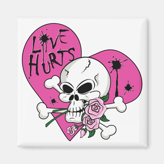 Íman Amor Machuca crânio (Frente)