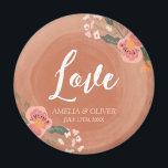 Íman Amor Madeira Marrom e Casamento Russo Floral<br><div class="desc">Este ímã redondo de Amor e Casamento rústico apresenta uma floral encantadora contra um fundo de padrão de madeira marrom. Estes ímanes de casamento são uma forma excelente para os hóspedes lembrarem-se do seu encontro especial. Veja outros itens de casamento rústicos correspondentes, incluindo convites aqui http://www.zazzle.com/collections/brown_wood_rustic_floral_wedding_collection-119146535042869019?rf=238364477188679314 Personalize-o com seus detalhes...</div>