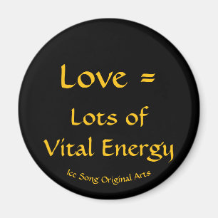 Íman Amor = Muita Energia Vital