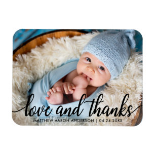 Íman Amor novo e obrigados do bebê do roteiro moderno