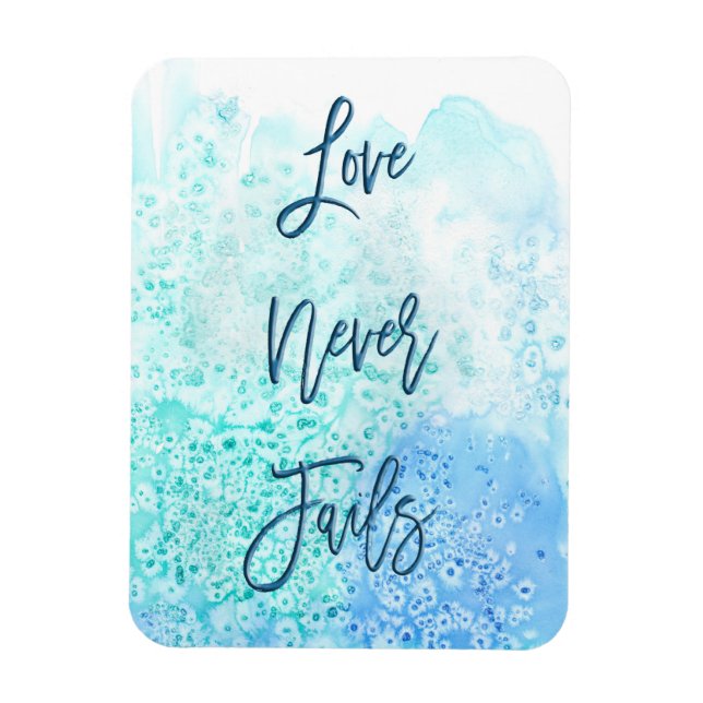 Íman Amor Nunca Falha - Magnet (Vertical)