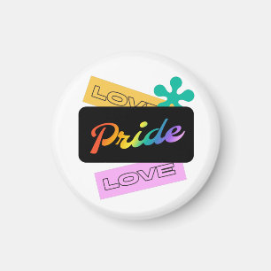 Íman Amor, orgulho, amor. LGBT+orgulho. Arco