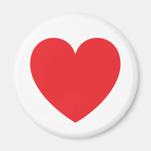 Íman Amor ou Dia de os namorados vermelho