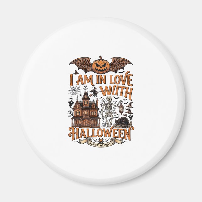 Íman Amor Pelo Esqueleto da Casa Assombrada de Hallowee (Frente)