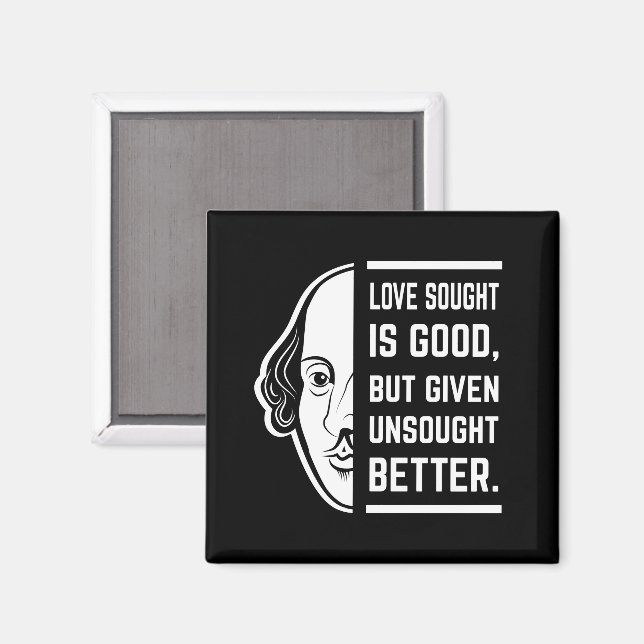 Íman Amor Procurado É Uma Boa Citação Shakespeare (Front/Back)