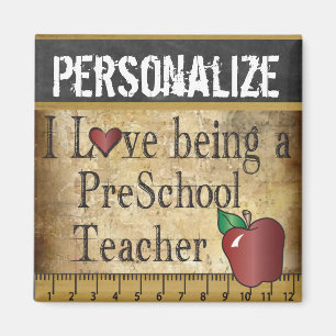 Íman Amor que é um professor pré-escolar