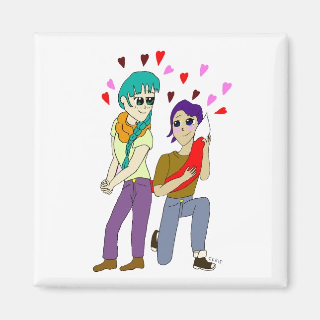 Íman amor rabo (Frente)