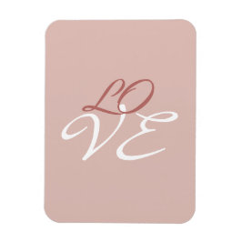 Íman Amor Rosa Dourado Cor Caligrafia Script