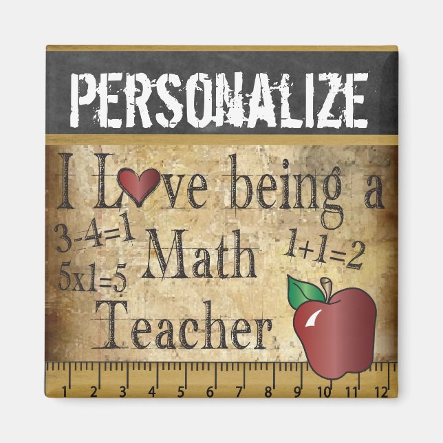 Íman Amor ser professor de matemática (Frente)