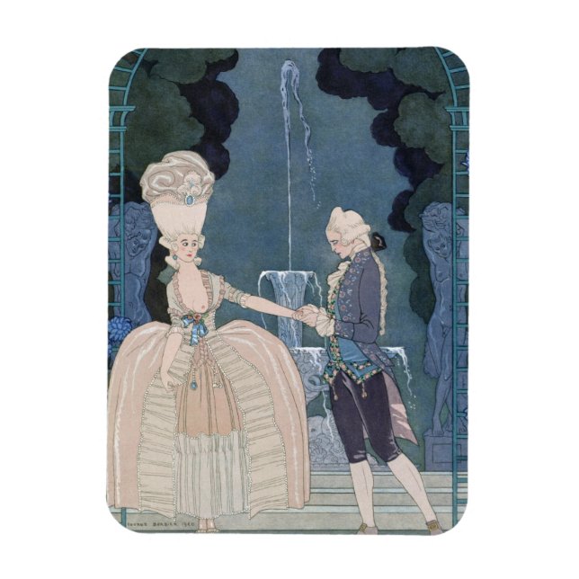 Íman Amor sob a fonte, ilustração para "Fetes G" (Vertical)