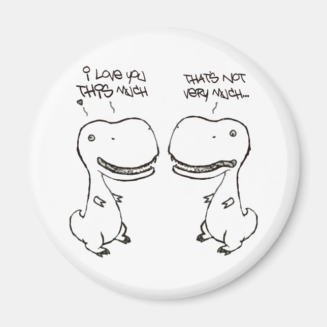 Íman Amor T-rex (Frente)