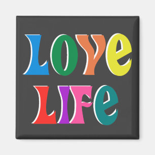 Íman AMOR VIDA ~ personalizável mensagem cristã