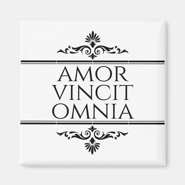 Íman Amor Vincit Omnia - Adoro Conquistas Todos (Frente)