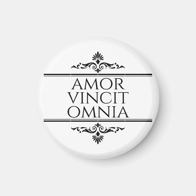 Íman Amor Vincit Omnia - Adoro Conquistas Todos (Frente)