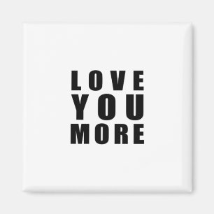 Íman Amor Você Mais Design Mínimo Uplificante