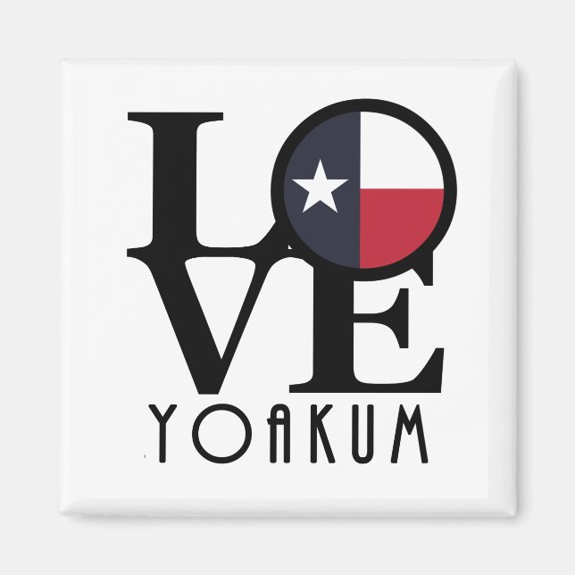 Íman AMOR Yoakum Texas (Frente)