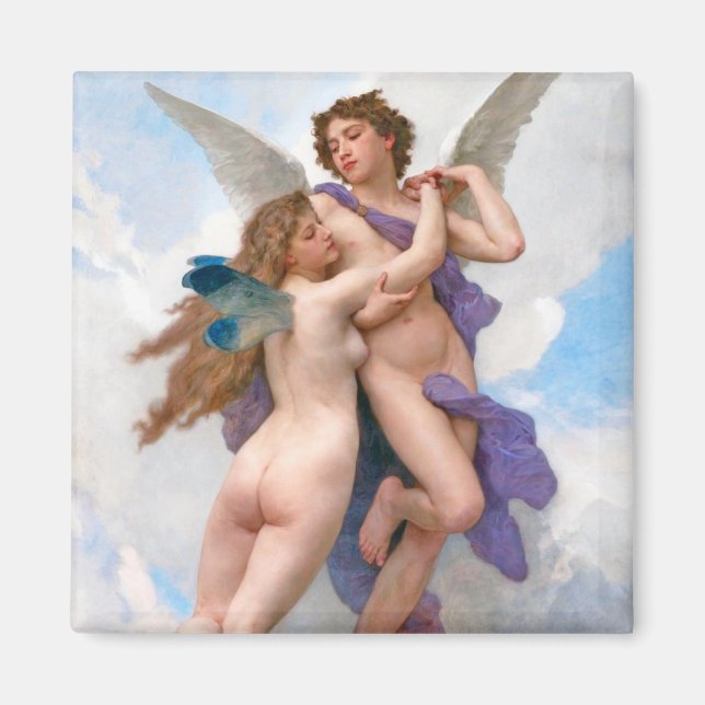 Íman Amour e Psyche, Bouguereau (Frente)