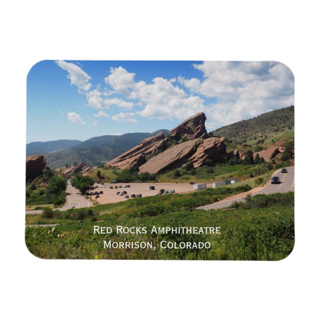Íman ampitheatre vermelho em Morrison Colorado (Horizontal)