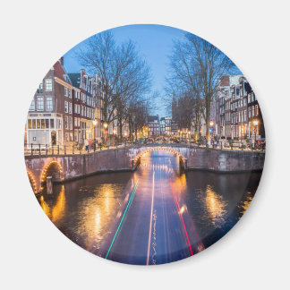 Íman Amsterdã Canals à Noite