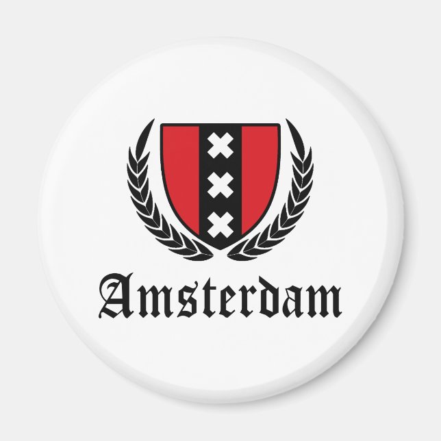 Íman Amsterdam Crest (Frente)