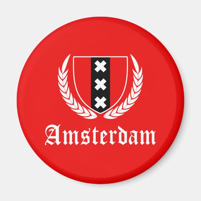 Íman Amsterdam Crest (Frente)