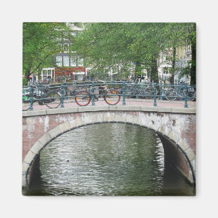 Íman Amsterdão Bicycles a imã de geladeira da ponte