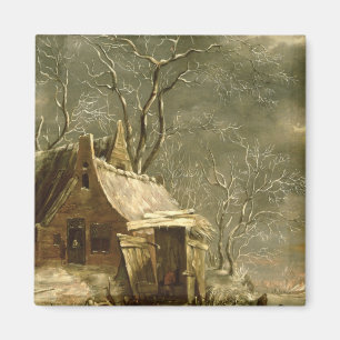 Íman Amsterdão, cena do inverno, século XVII