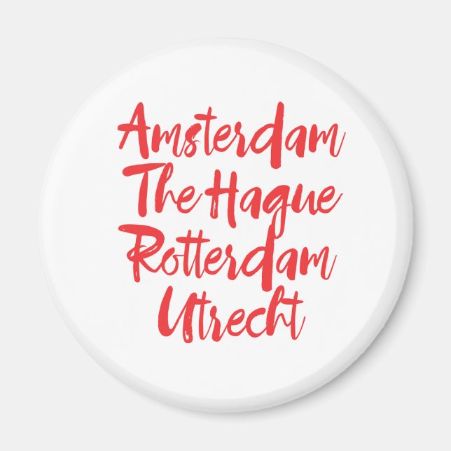 Íman Amsterdão Haia Rotterdam Utrecht (Frente)