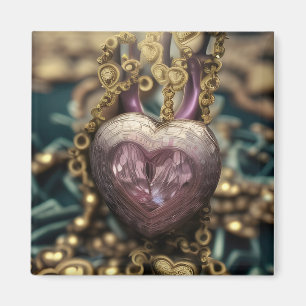 Íman Amulet Crystal Heart