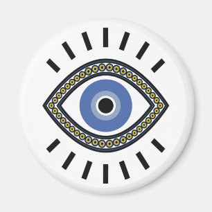 Íman Amuleto de olhos azuis, proteção étnica contra 
