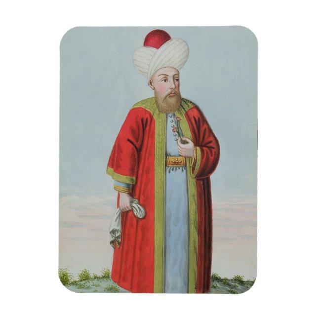 Íman Amurath (Murad) II (1404-51) Sultan 1421-51, de (Vertical)