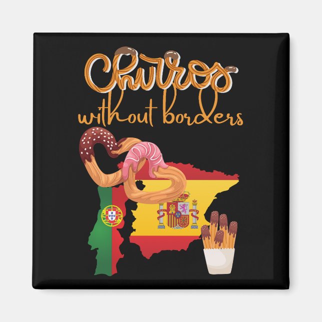 Íman Amusing Churros Snack without Borders (Frente)