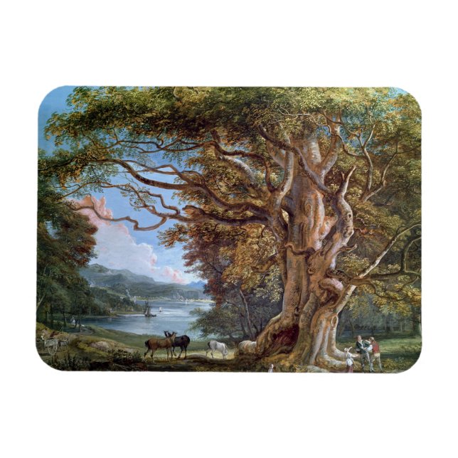 Íman An Antiga Beech Tree, 1794 (óleo na canvas) (Horizontal)