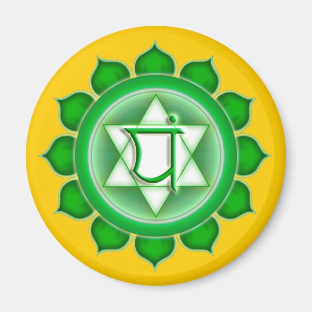 Íman Anahata ou Coração na 4ª Chakra (Frente)