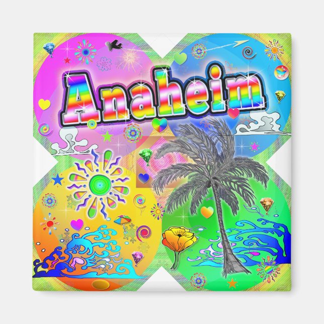 Íman Anaheim Quadro Seasons Magnet (Frente)