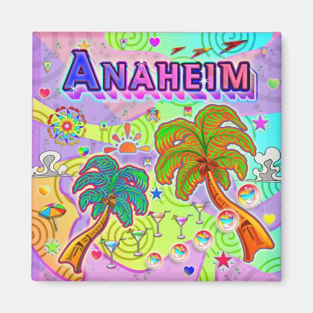 Íman Anaheim Vacation Target Magnet (Frente)