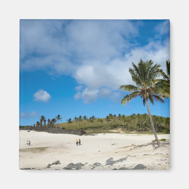 Íman Anakena, Rapa Nui, Ilha de Páscoas, Chile (Frente)