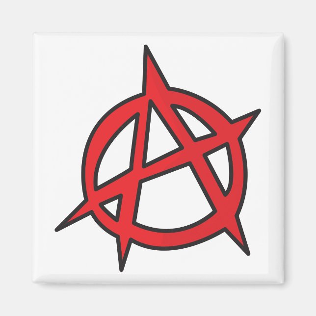 Íman Anarchy Symbole (Frente)