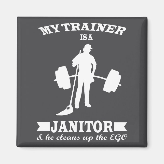 Íman Anatoly My Trainer Is Janitor Funny Gym Prank  (Frente)