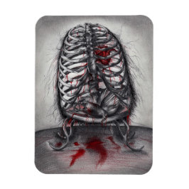 Íman Anatomia da Gaiola Vazia Coração Surrealismo Arte 